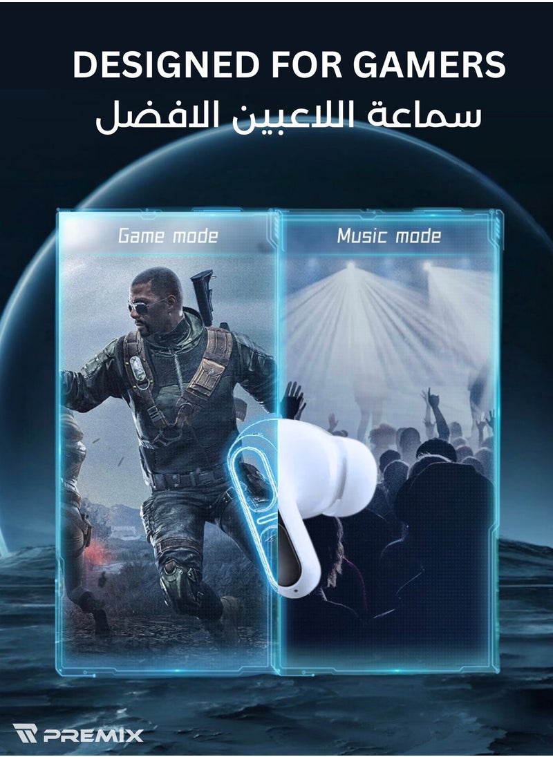 بريمكس - الفا برو سماعة العاب لاسلكية محيطية بخاصية الصوت المباشر بدون تأخير في الصوت - Image 1