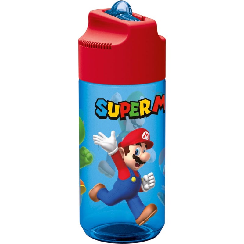 Nintendo Super Mario & Friends Plastic Ecozen Water Bottle - 430 Ml