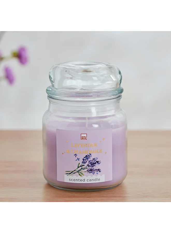 هوم بوكس Qara Colonial Lavender Chamomile Jar Candle 280 g