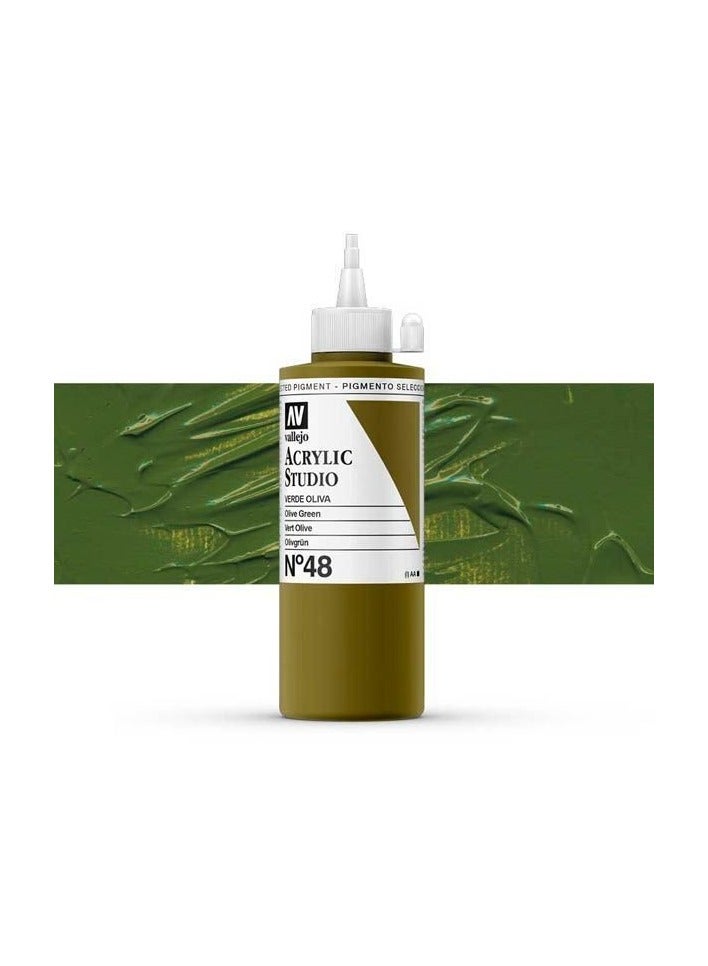 Vallejo Vallejo Acrylic Studio 48 - 200 ml Olive Green