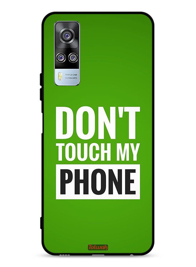 Tolwak vivo Y51 2020 Protective Case Cover Do Not Touch My Phone - Image 1