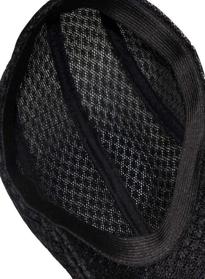 WITHMOONS Breathable Mesh Summer Hat Newsboy Ivy Cap Cabbie Cap UZ30053 (Black) - Image 4