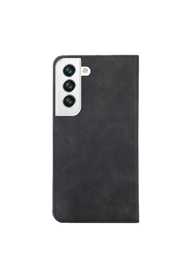 S-TOP Case For Samsung Galaxy S22 5G Skin Feel Magnetic Horizontal Flip Leather Phone Case - Image 3