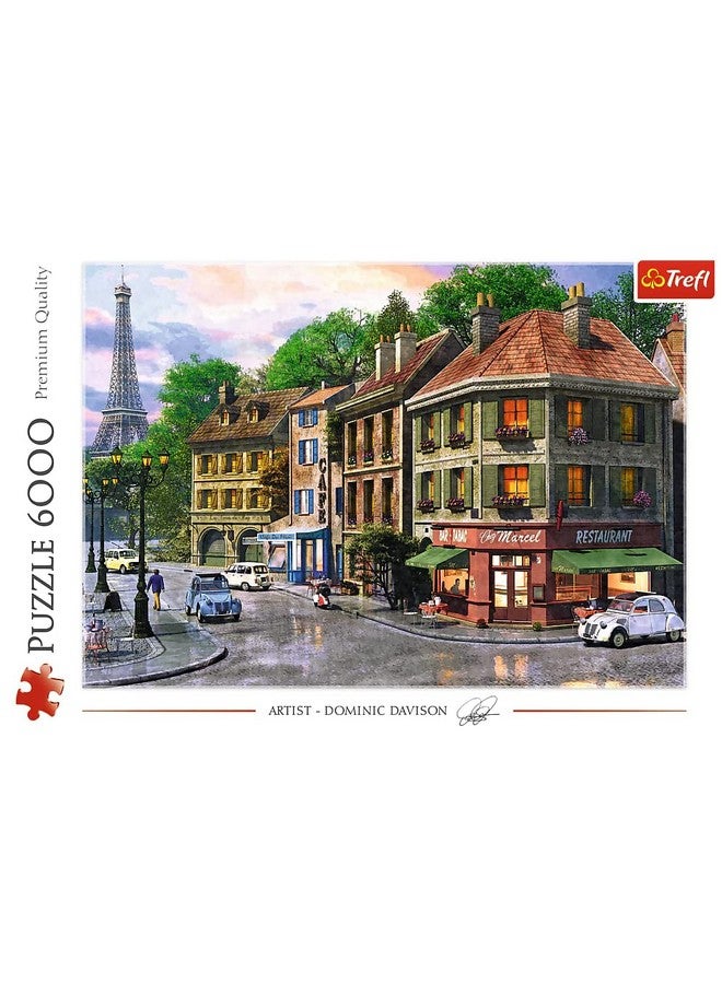 Trefl Street of Paris 6000 Piece Jigsaw Puzzle Red 54"x38" Print, DIY Puzzle, Creative Fun, Classic Puzzle for Adults and Children from 15 Years Old - Image 3