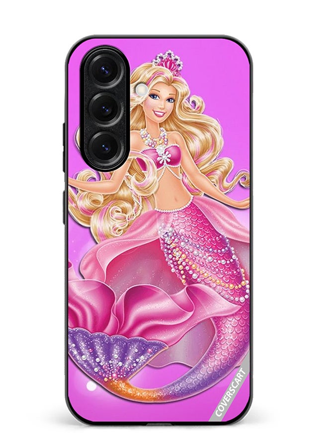 VR CREATIVE Protective Case Cover For Samsung Galaxy S25 Mermaid Barbie Design Multicolour