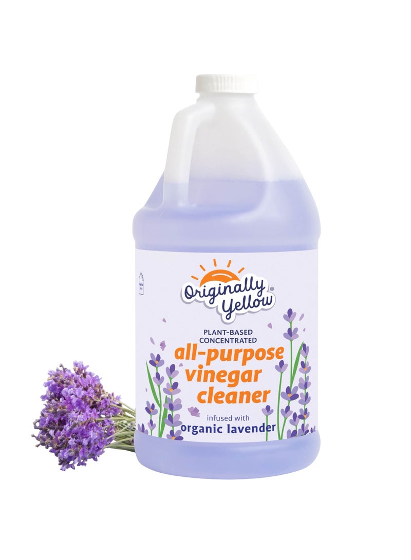 Originally Yellow All Purpose Vinegar Floor Cleaner Lavender 1.89L - Image 1