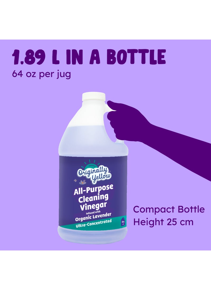 Originally Yellow All Purpose Vinegar Floor Cleaner Lavender - Image 5