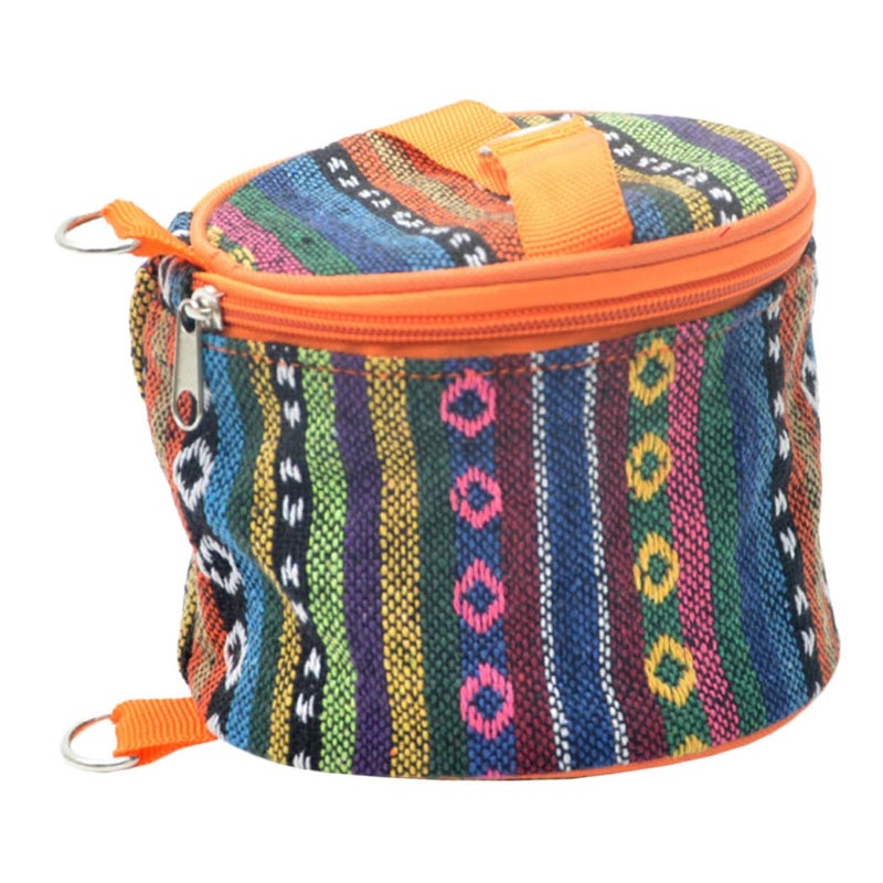 Quilted Ethnic Style Decorative Tissue Box Holder Bag For Paper Towel Napkins - Image 2