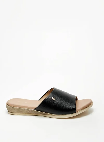 Le Confort Women's Textured Slip-On Flat Sandals