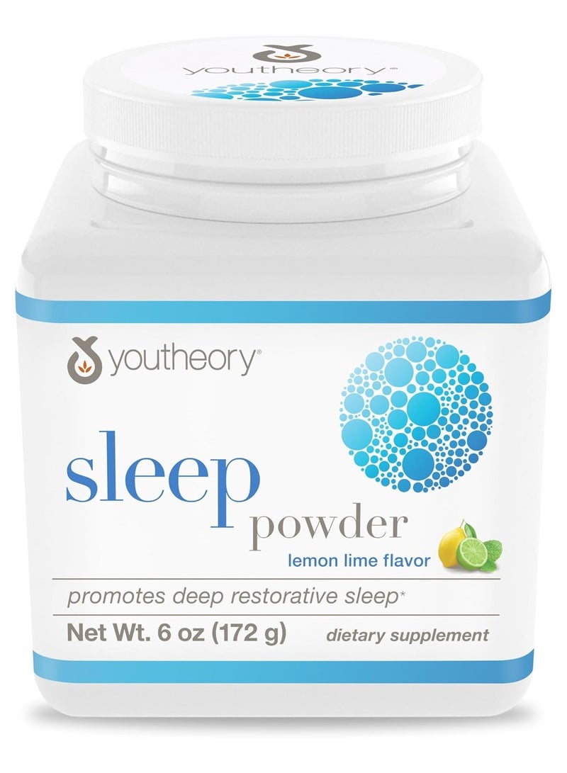 youtheory Sleep Powder  Lemon Lime 172 Gram - Image 1