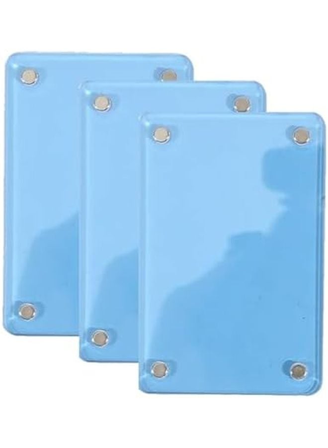 Blue Car Sun Visor Photo Frame Clip 12pcs Driving Keepsake Auto Interior Decor Couples Gift - Image 4