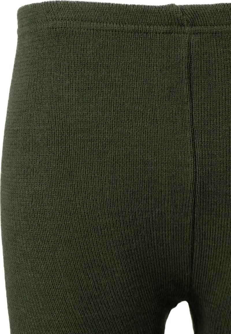 اوبلاند Men's Winter Wool Thermal Underwear Thick Knitted Solid Color Keeps Warm Comfortable Full Pattern