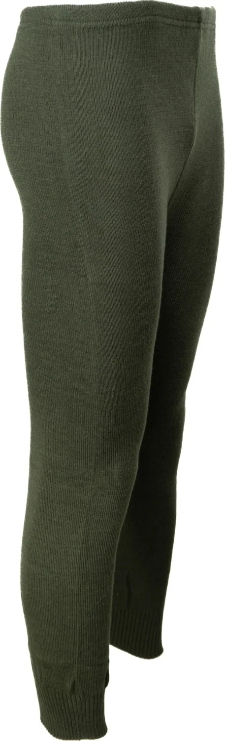 اوبلاند Men's Winter Wool Thermal Underwear Thick Knitted Solid Color Keeps Warm Comfortable Full Pattern