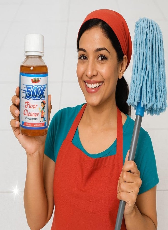 LELE 50X White Floor Cleaner Concentrate (100ml makes 5 Litre) Pine Oil Based for home, Office,Hotel,Hospital,Restaurant etc. (Pack of 2 x 100 ml for 10 litre) - Image 4