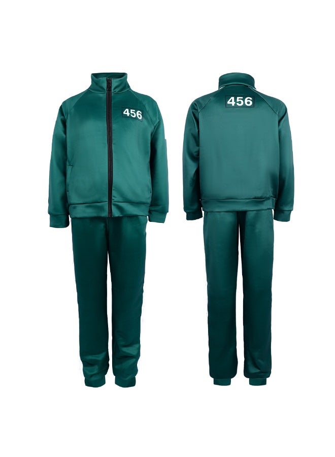 NIBEMINENT Halloween sportswear set, zippered hoodie, stage performance costume - Image 1