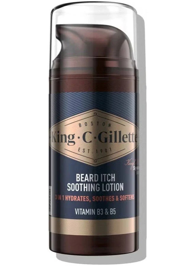 King C. Gillette Beard Itch Soothing Lotion 100ml - Image 1