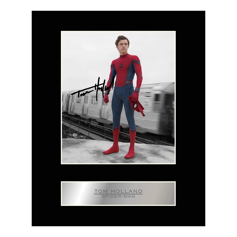 iconic pics Tom Holland Signed Mounted Photo Display SpiderMan