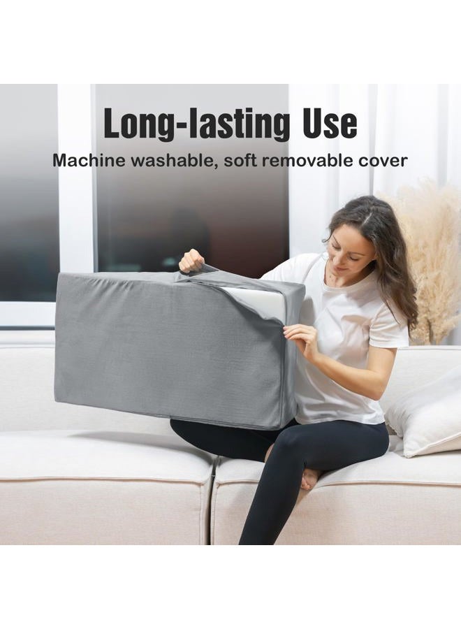 LightEase Leg Elevation Pillow Wedge Pillow, Memory Foam Leg Elevating Pillow for Post Surgery Recovery, Improve Blood Circulation, Reduce Swelling - Image 4