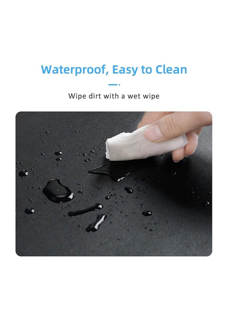 Terabyte Mouse Pad, Non-Slip Leather Desk Pad Waterproof Desk Pad Protector, Desk Writing Mat for Office Home - Image 3