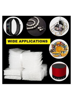 Y&D 50PCS Clear Bubble Out Bag 12" x 16", Large Pouches Bag, Double Wall Shockproof Wrap Cushioning Protective Storage for Moving, Shipping, Packing and  - Image 3