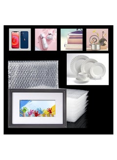 Y&D 50PCS Clear Bubble Out Bag 12" x 16", Large Pouches Bag, Double Wall Shockproof Wrap Cushioning Protective Storage for Moving, Shipping, Packing and  - Image 2