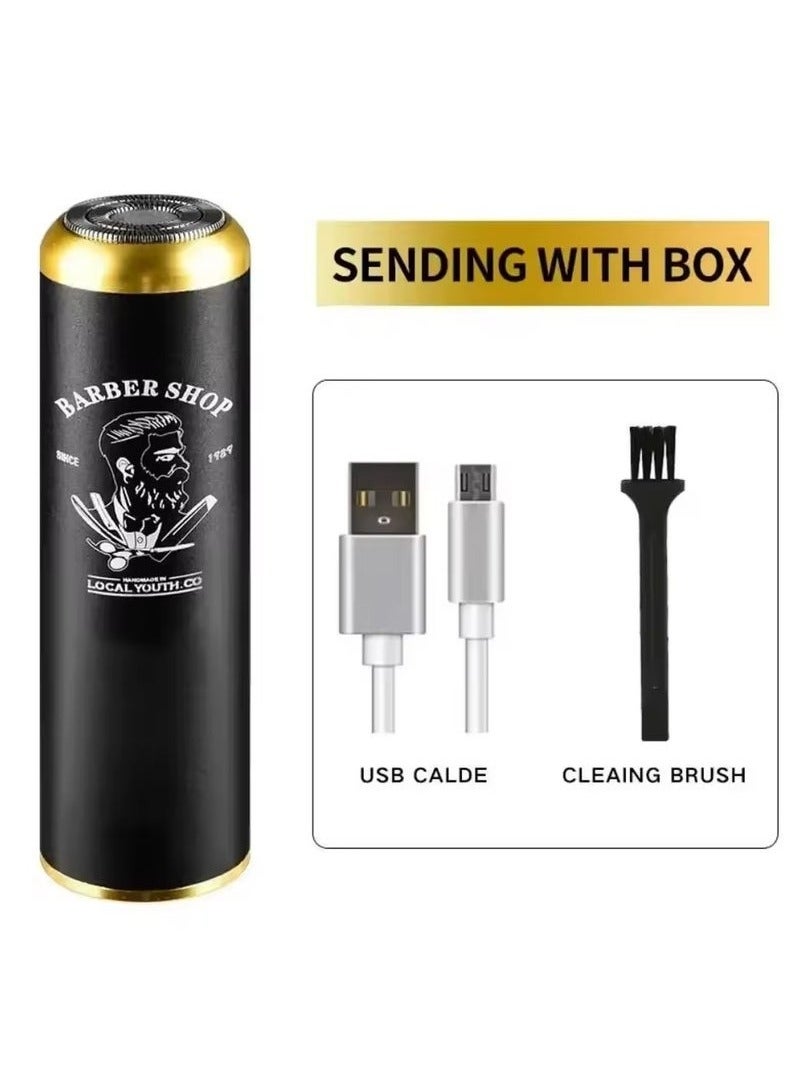 ATRJSZ USB Men's Face Shaver Waterproof Irritation-Free Shave Mini Portable Stainless Steel Sharp Razor Things For Men Travel Car - Image 1