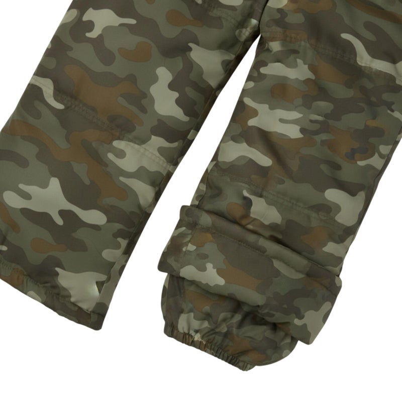 Carter's Unisex Kids Insulated Snow Bib Snow-ver-all Ski Pants, Camo, 4T - Image 3