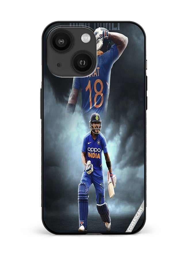 COVERSCART Protective Case Cover For Apple iPhone 13 Virat Kohli Design Multicolour