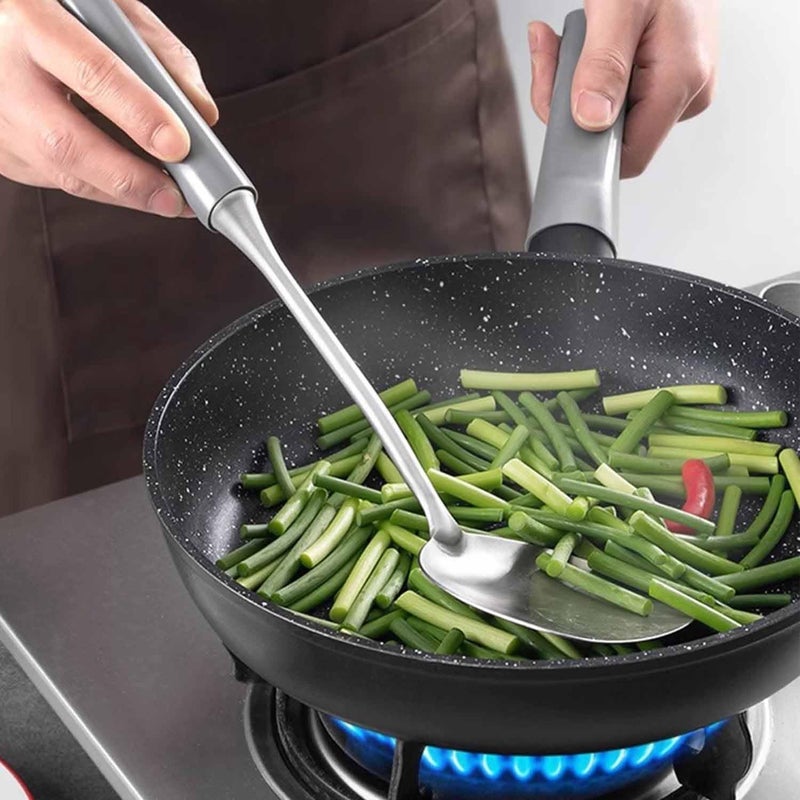 TGOPIT Pot Handle Heat Insulation Silicon Cover, Cast Iron Handle Cover Hot Skillet Pot Holder Cover Sleeve Silicone Anti-Scald Handle Self-retracting Handle Cover for Pots, Pan, Spatula (Small) - Image 5