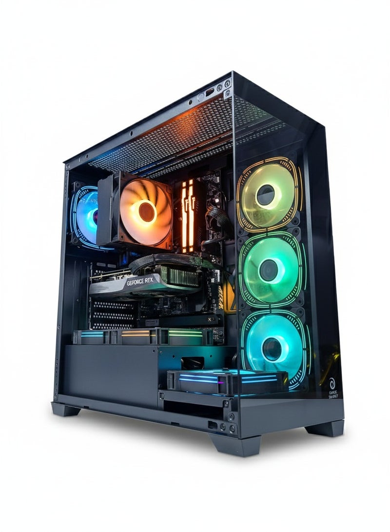 Game Sekret Apex Gaming PC - Intel Core i5-12400F | GeForce RTX 5060Ti 8GB GPU | 16GB DDR4 RAM-1TB NVMe SSD | Air Cooler-H610 MB-650W 80+ PSU | WiFi-Bluetooth-Windows 11 Pro | Game Sekret Desktop Computer | 1 Year Warranty Black - Image 1