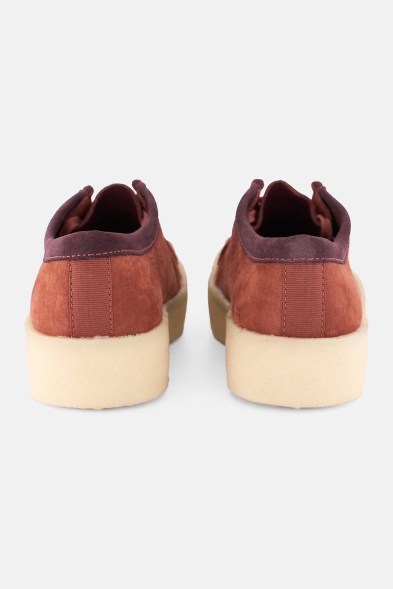 clarks Men Standard Wakkabee Cup Lace Up Casual Shoes, Rust - Image 2