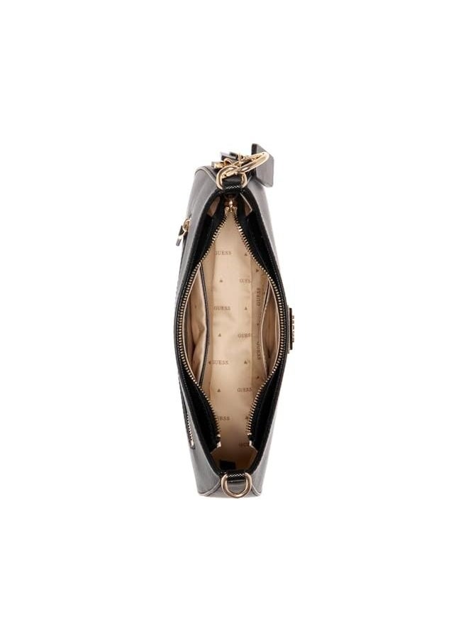 GUESS Womens Noelle Top Zip Shoulder Bag Handbag  - Image 4