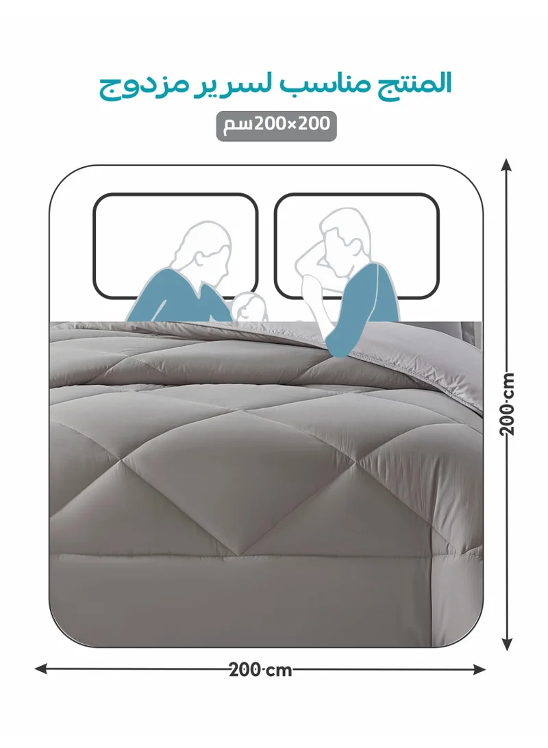 Donetella 11- Pieces Bedding Set –King Size | 6-Pcs Comforter Set+1500 GSM Mattress Topper+4 Essential Pillows,