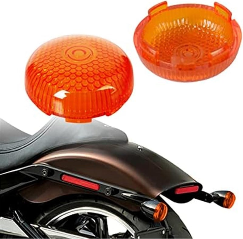 Vuzmode Motorcycle Bullet Turn Signal Lens Cover Kit - Image 4