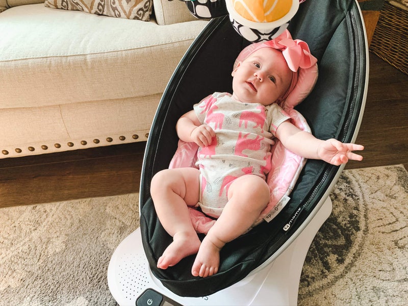 BaeBae Goods Infant Insert Compatible with 4Moms Mamaroo & Rockaroo â€“ Car Seat Insert 2 Pack â€“ Reversible Infant Car Seat Insert â€“ Soft Plush Minky Car Seat Head Support Insert - Image 2