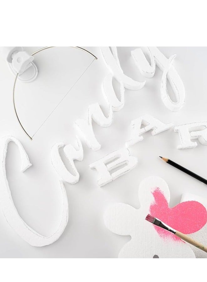 CRAFT MAGIC 3PCS A4 (21 × 29.7 cm) White Craft Foam Sheets 1cm Thick Polystyrene Thermocol Styrofoam Boards for Art Sculpting, Floral Arrangements, Modeling, DIY Crafts, School, Office & Home Use - Image 3