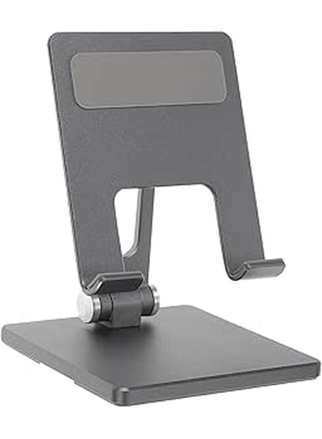 Adjustable Foldable Tablet Stand For Desk Dark Gray Medium Size Home And Office Use - Image 1