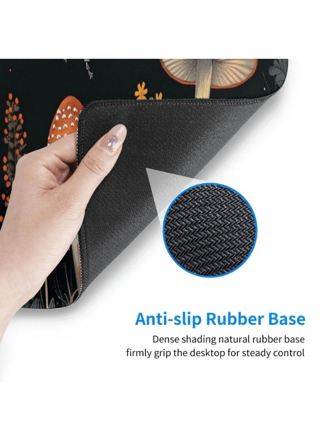 Large Gaming Mouse 70 x 30 cm Midnight Botanica Mouse Pad Gaming Desk with Waterproof Surface & Durable Design Desk Mat for Desktop & Office Accessories - Image 4