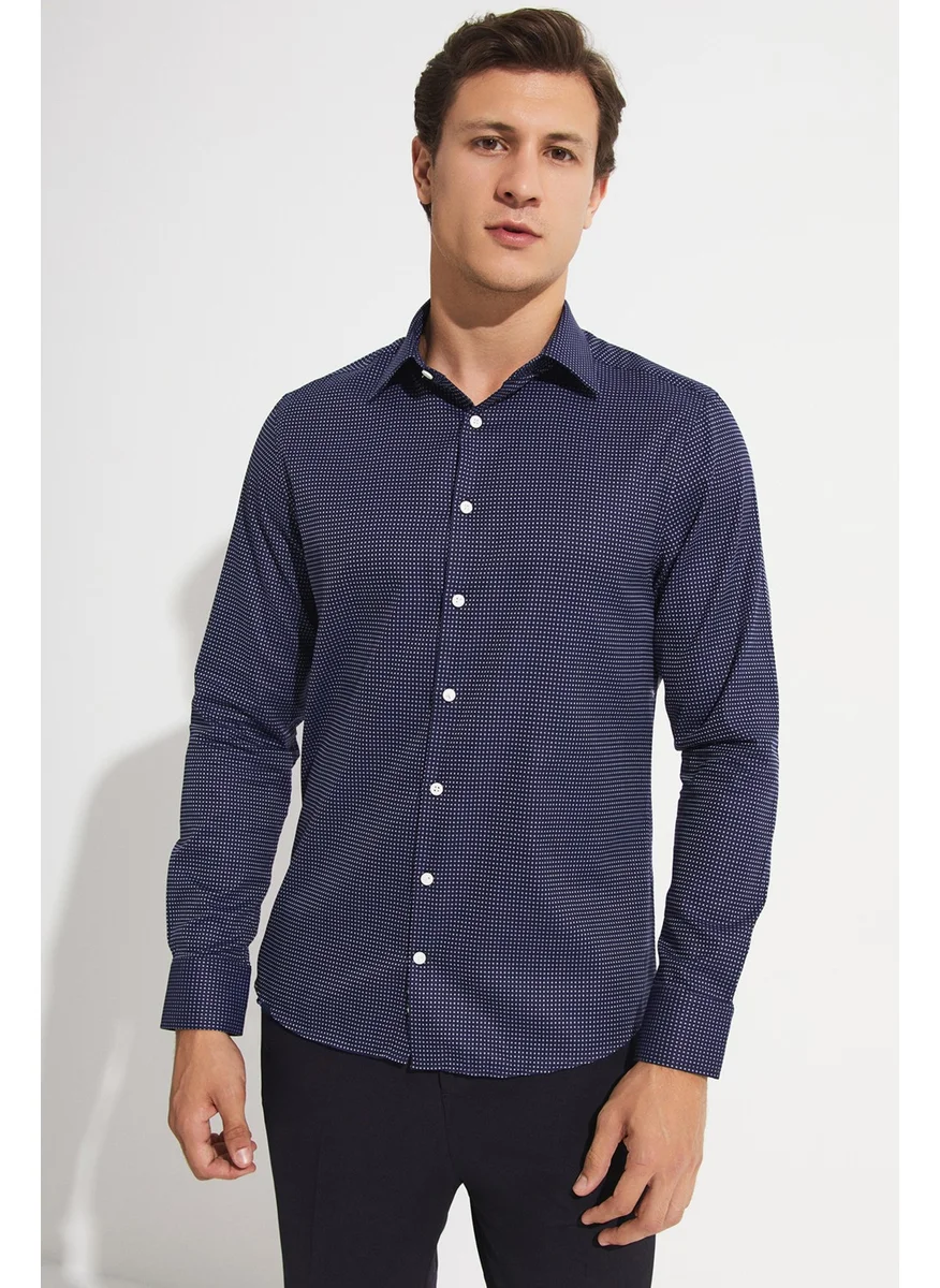 جون Exclusive Men's Slim Fit Long Sleeve Shirt