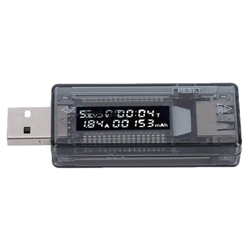 اختبار طاقة USB مع مقياس الفولتية وزر إعادة الضبط ووظيفة الذاكرة لقياس الشاحن السريع والجهد والتيار والسعة - Image 2