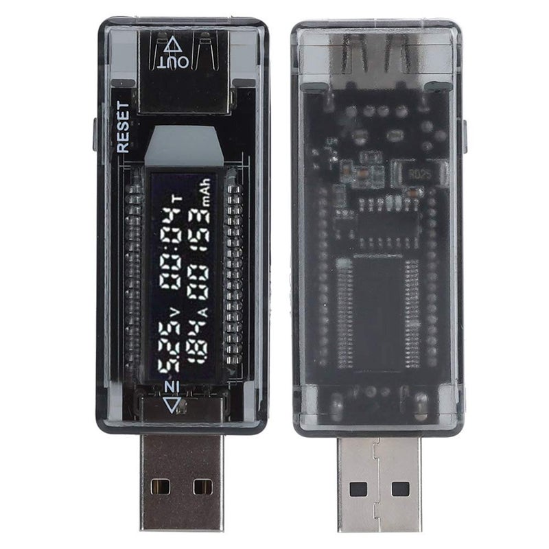 اختبار طاقة USB مع مقياس الفولتية وزر إعادة الضبط ووظيفة الذاكرة لقياس الشاحن السريع والجهد والتيار والسعة - Image 4
