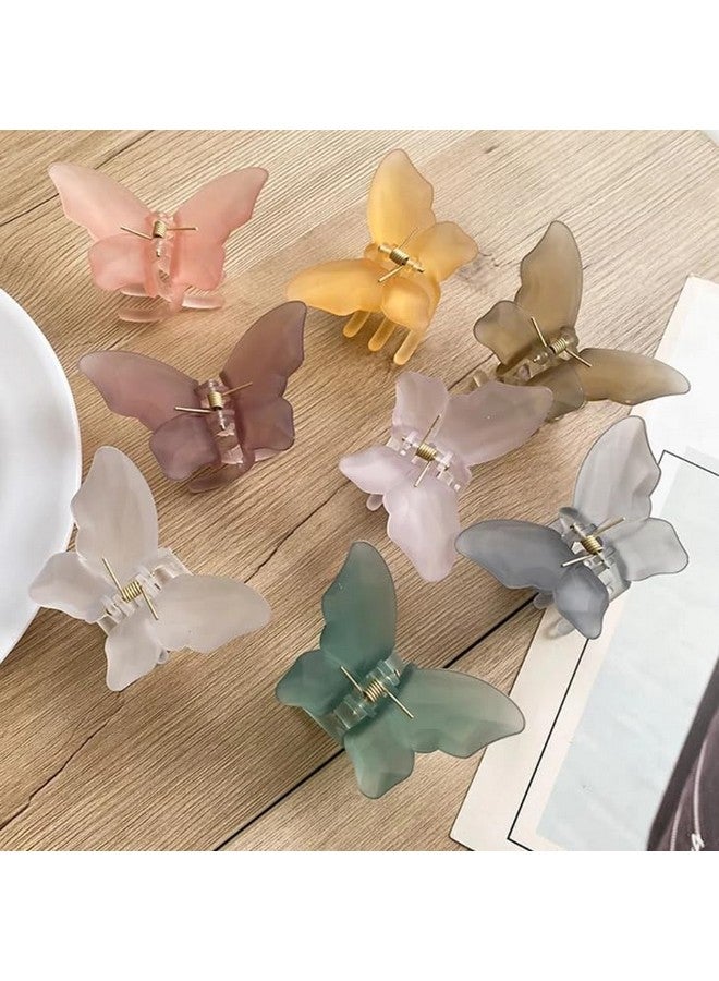 HOMSUN Butterfly Hair Clips Cute Hair Clips Hair Clips for Women Butterfly Claw Clips Butterfly Clips Claw Clips for Thin Hair Hair Clips Hair Accessories for Women (Six(6) Pcs, Butterfly Claw) - Image 1