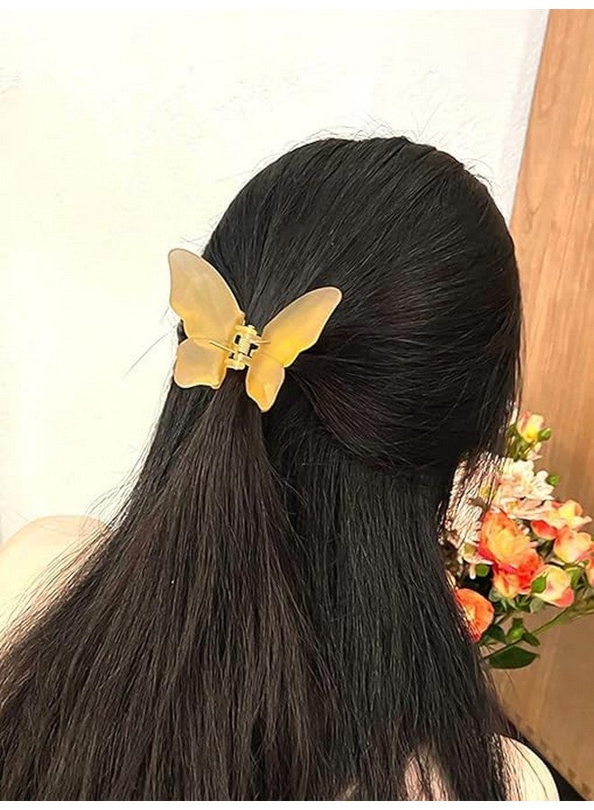 HOMSUN Butterfly Hair Clips Cute Hair Clips Hair Clips for Women Butterfly Claw Clips Butterfly Clips Claw Clips for Thin Hair Hair Clips Hair Accessories for Women (Six(6) Pcs, Butterfly Claw) - Image 2