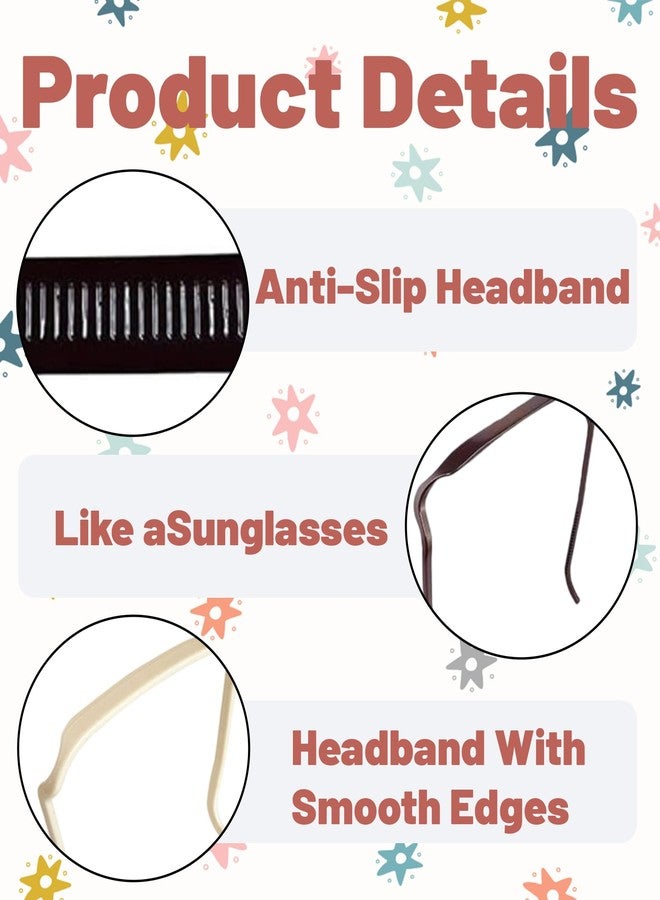 BdelrinQue 3PCS Sunglasses Headband, Headbands for Women, Hairband, Sunglasses Hairband for Girl, Fashion Accessory for Hairstyling - Image 3