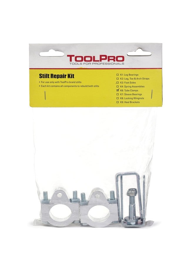 ToolPro Replacement Kit for Stilts - Compatible with All ToolPro Stilts, Easy On-Site Replacement & Installation (K6 Tube Clamps) - Image 2