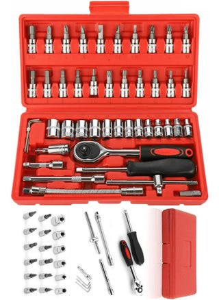 46-Piece Ratchet Wrench Socket Set Metric Drive Screwdrivers - pzsku/ZB813EB3AB2D971C4FB93Z/45/_/1694745235/6a4c1dc2-dde8-4af8-be7a-71cfd3949a49