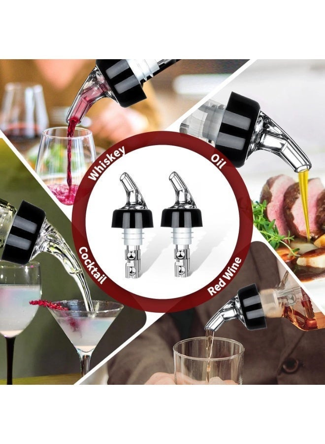 Bukela Measured Wine Pourer, Quick Shot Spirit Measure Pourer Drinks Wine Cocktail Dispenser Home Bar Tools - 1oz/30ml (4 pack) - Image 5