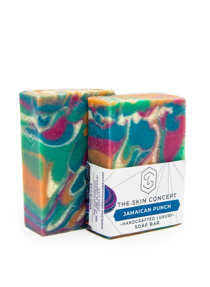 The Skin Concept  The Skin Concept Premium Soap Bar-Jamaican Punch - Handmade, Vegan for Women | Best Price UAE