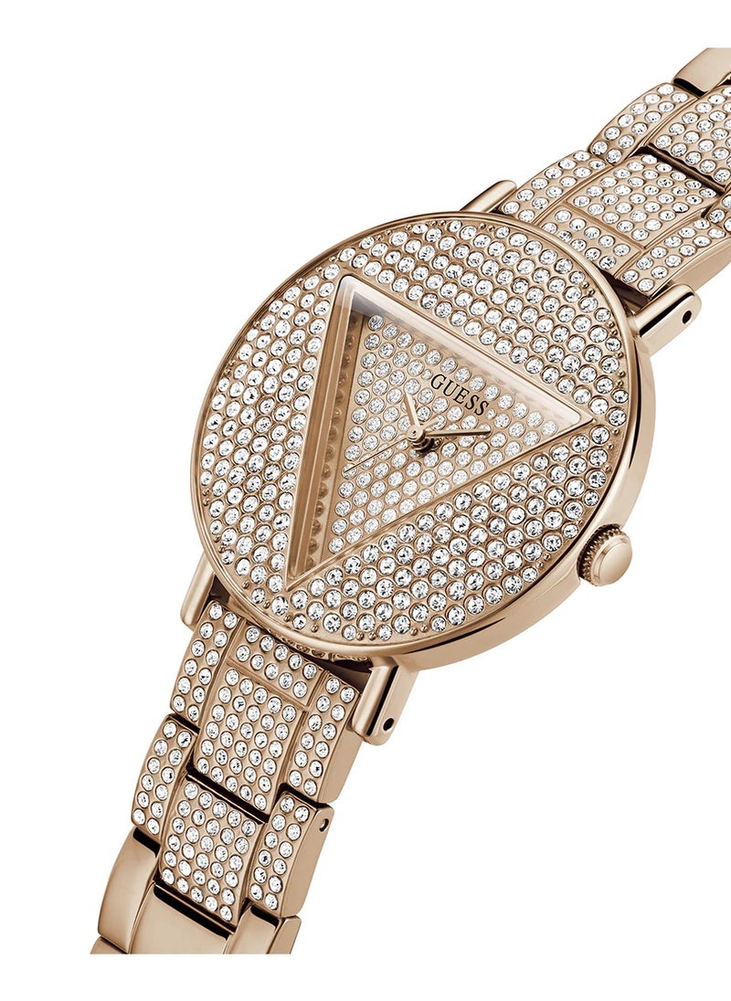 GUESS Guess Women's Silver Analog Stainless Steel Strap Watch - GW0512L3  - Image 3