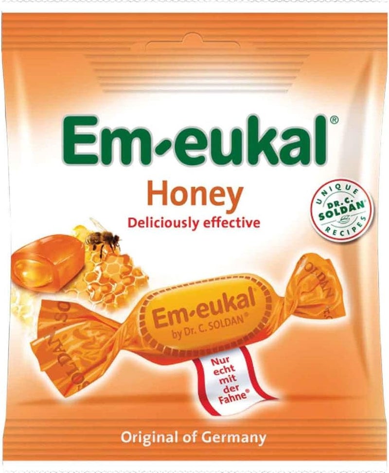 Dr C Soldan Em Eukal Throat Lozenges  Honey and Eucalyptus 50 g Each - Image 4